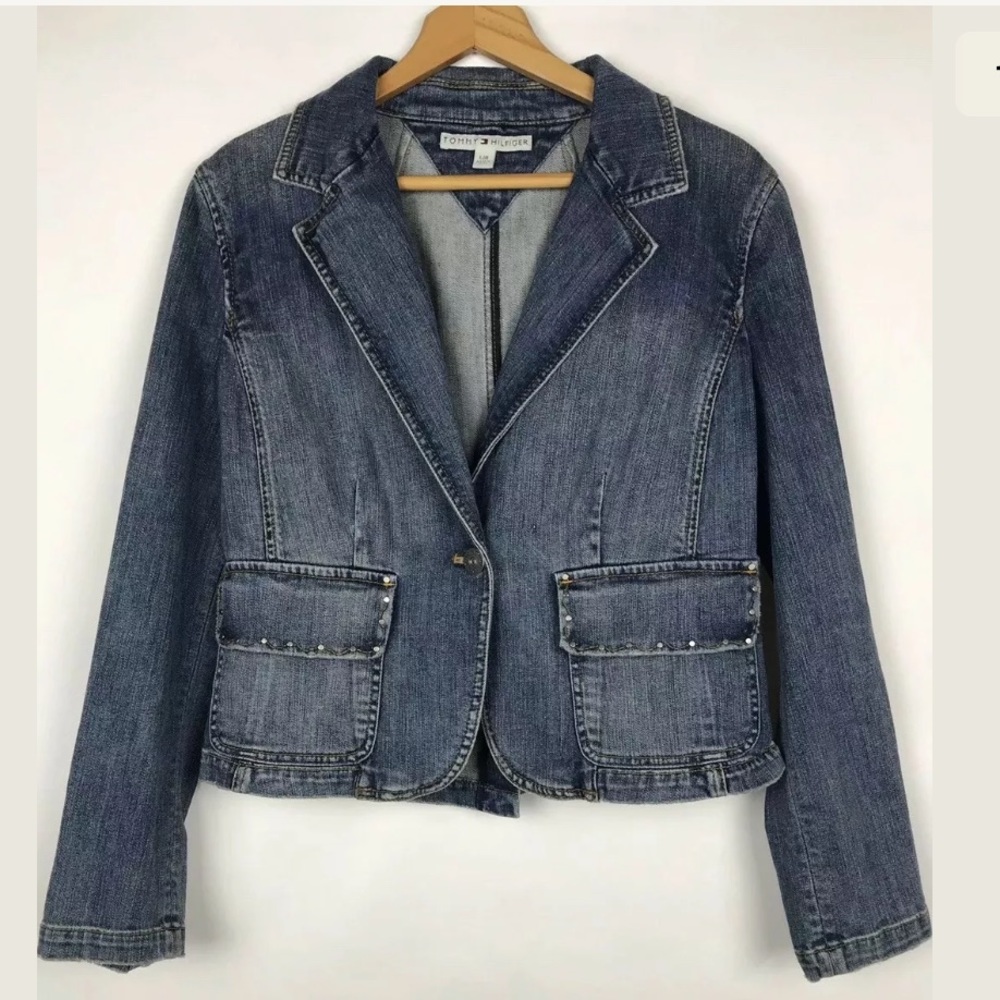 Tommy Hilfiger Vintage Jean Jacket Size Large